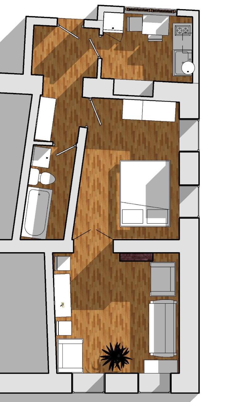 Authentic Apartment In The Centre Chisinau Luaran gambar